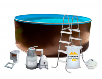 Бассейн Лагуна морозоустойчивый 5.00х1.25м круглый шоколад (песчаный фильтр, лестница, кварцевый песок,скиммер, форсунка) 50011-02 Бассейн Лагуна морозоустойчивый 5.00х1.25м круглый шоколад (песчаный фильтр, лестница, кварцевый песок,скиммер, форсунка) 50011-02